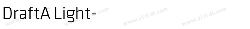 DraftA Light字体转换